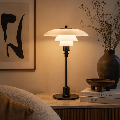 Duńska Designerska Lampa Stołowa