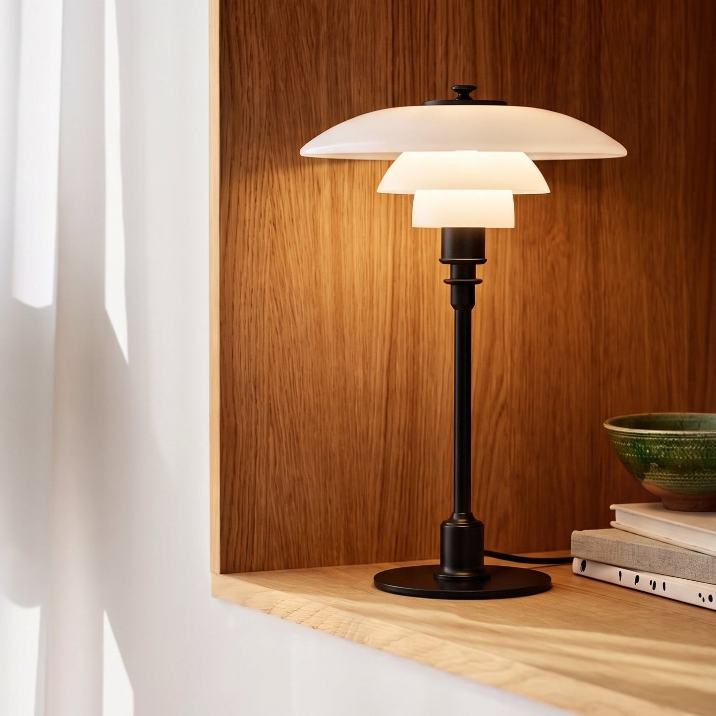 Duńska Designerska Lampa Stołowa