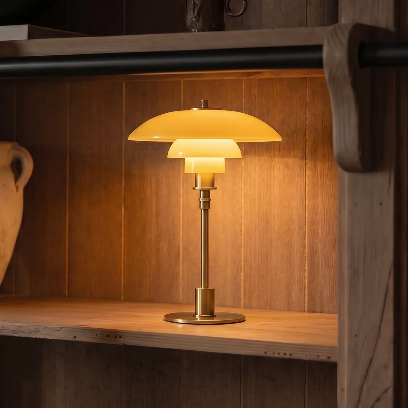 Duńska Designerska Lampa Stołowa